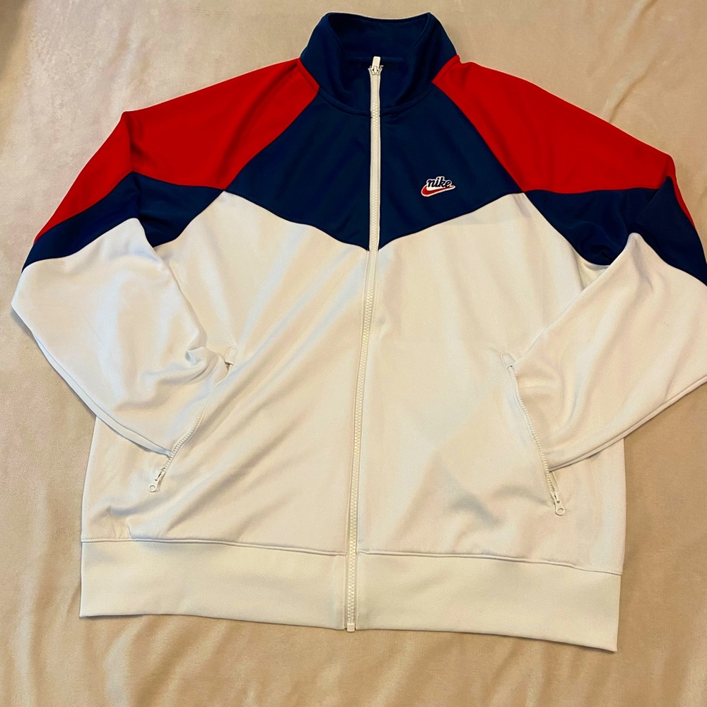 EUC NIKE Heritage Woven Jacket M:M